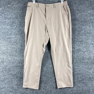 Jack Archer Pants Mens 34x28 Beige Jetsetter Performance Trousers Golf Preppy